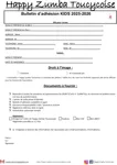 Bulletin d adhesion kids